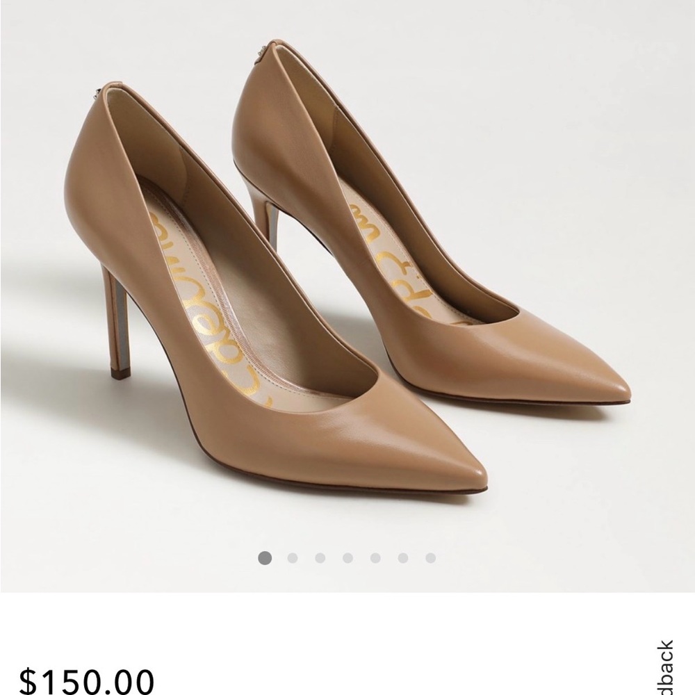 Sam Edelman Elegant Tan Leather Heels